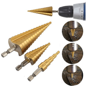Professional drill for deburring, chamfering, elliptic hole enlargement