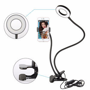 Studio Led Light With Cell Phone Holder